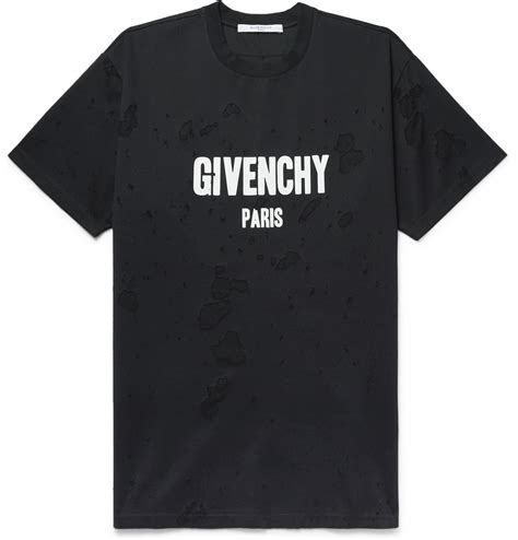 givenchy printed jersey t shirt|Givenchy t-shirts for men.